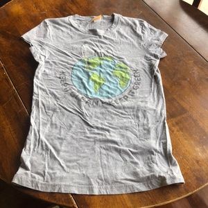 Snoopy Shirt. Keep it clean keep it green. juniors size L